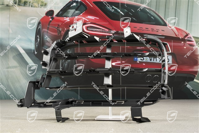 Boczna kratka wentylacyjna zderzaka przedniego, czarny mat, R