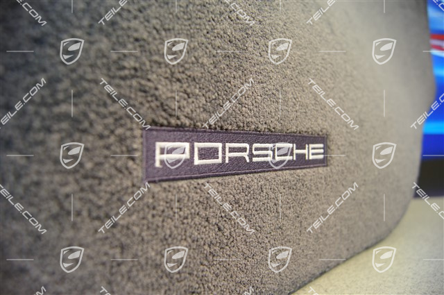 Fußmatten-Set, 2-teilig, für 997 Cabrio und 987C Cayman mit BOSE Surround Sound-System, seeblau