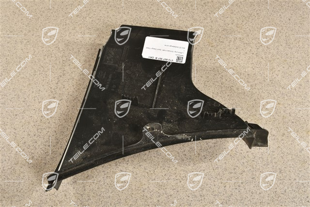 Air guide / duct, black matte, Sport Design Package, L