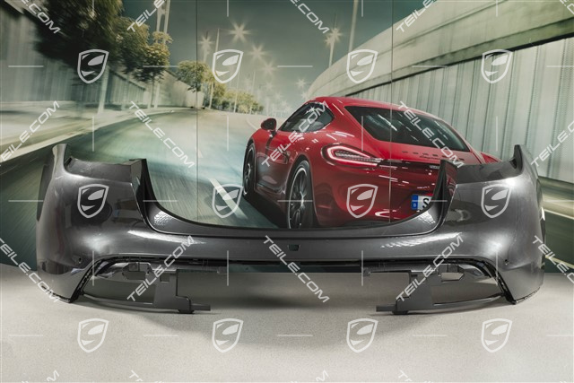 Stoßstange / Stossfänger hinten, mit Einparkhilfe Löcher