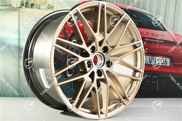 21-inch wheel rim set Cayenne RS Spyder Design, 11J x 21 ET58 + 9,5J x 21 ET46, neodyme