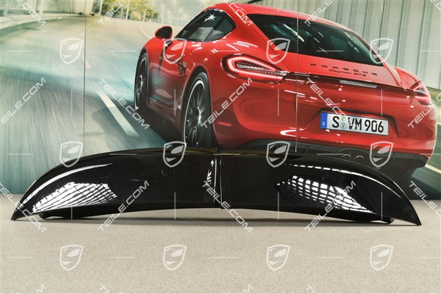 Turbo/Turbo S/GTS rear spoiler, upper part, black