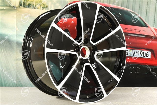 21" Felga AeroDesign / PHEV, 11J x 21 ET58, czarny wysoki połysk