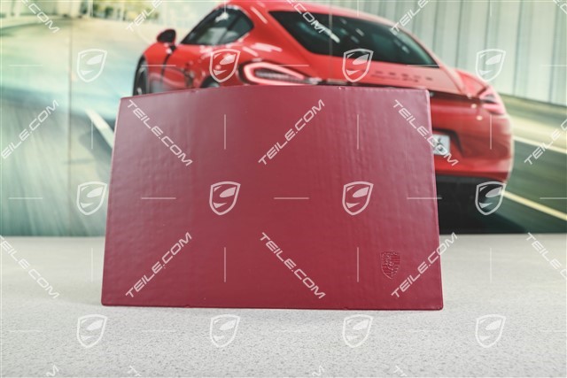 Operating manual / Logbook with embossed porsche crest