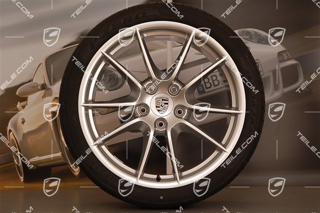 20" Carrera S (III) Sommerräder Satz, 8,5J x 20 ET51 + 11J x 20 ET70, Reifen 245/35 ZR20 + 295/30 ZR20