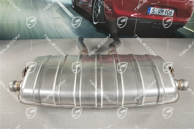 Rear muffler, V8 4.8 294KW