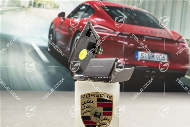 Lederblende, Türgriff, innen, Cocoa, L