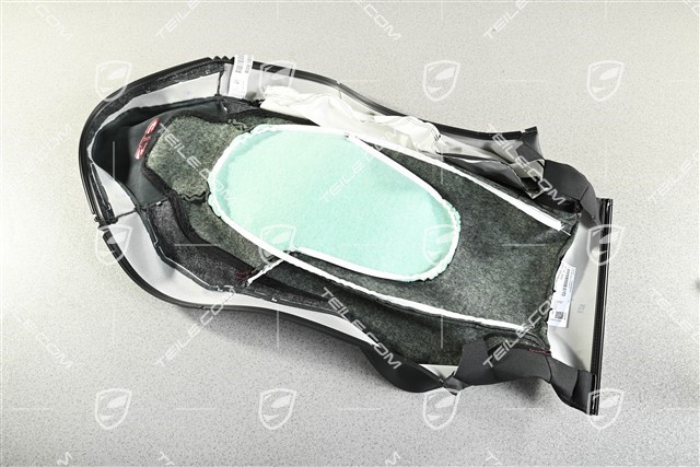 Front seat, Backrest cover, sport seat, Leather / Alcantara, Black, GTS , R