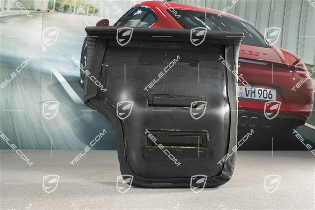 Notsitzkissen, Coupe/Targa, Kunstleder, Schwarz, R