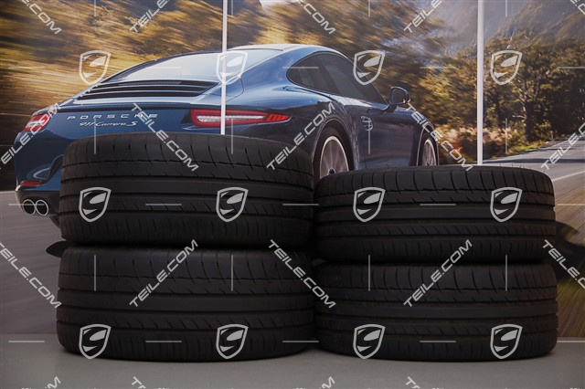 18" Boxster S II Sommerräder Satz, vordere Felgen 8J x 18 ET57 + hintere 9J x 18 ET43 + Reifen 235/40 ZR18 + 265/40 ZR18