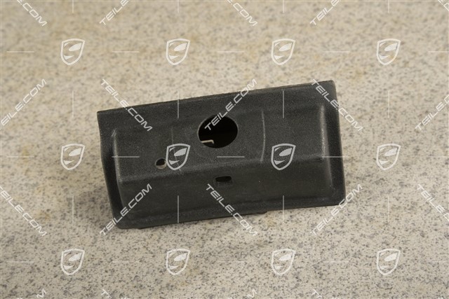 Reversing camera cover trim, Black matte