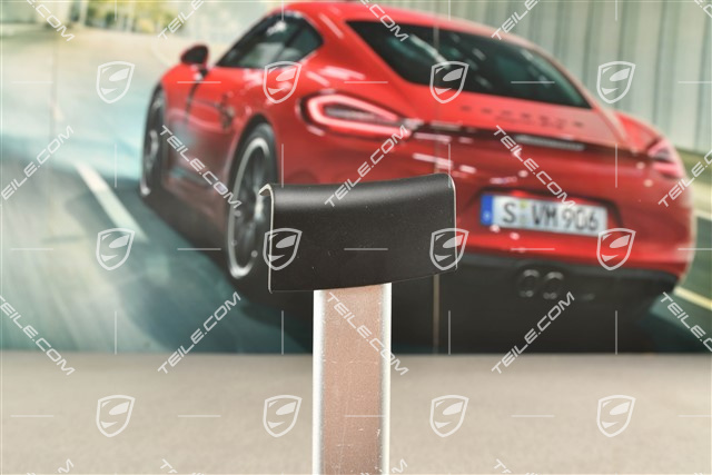 Pokrywa wieszaka na siatkę bagażową, słupek C, czarna, L