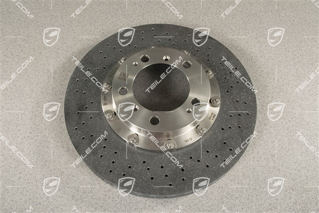 PCCB Ceramic Brake disc, front, minimal damage to the edge, R