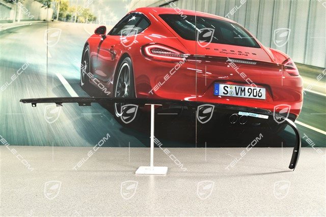Zierleiste, Tür hinten, Oben, Schwarzmatt, R