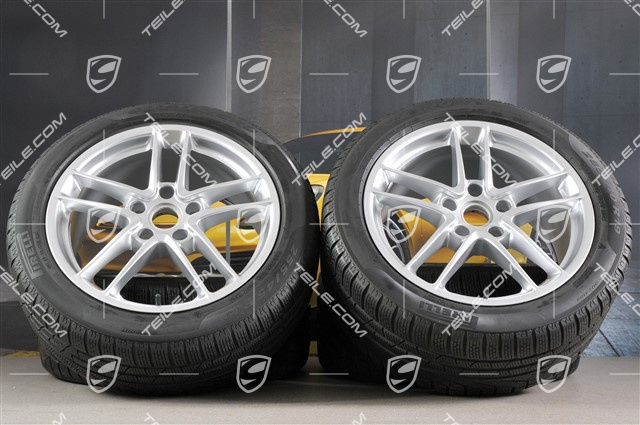 19-inch winter wheels set Turbo II, rims 9J x 19 ET60 + 10J x 19 ET61 + Pirelli Sottozero winter tyres 255/45 R19 + 285/40 R19, without TPM 19-inch winter wheels set Turbo II, rims 9J x 19 ET60 + 10J x 19 ET61 + Pirelli Sottozero winter tyres 255/45 R19 + 285/40 R19, without TPM