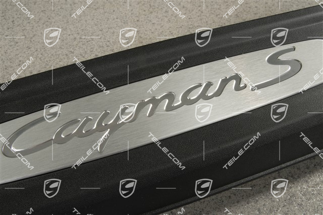 Blende, Einstiegleiste, Cayman S, Schwarz, R