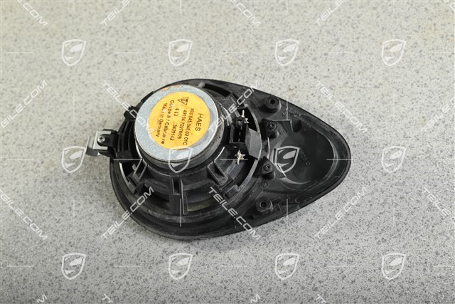 Coupe / Targa, Loudspeaker, rear, Satin Black, L