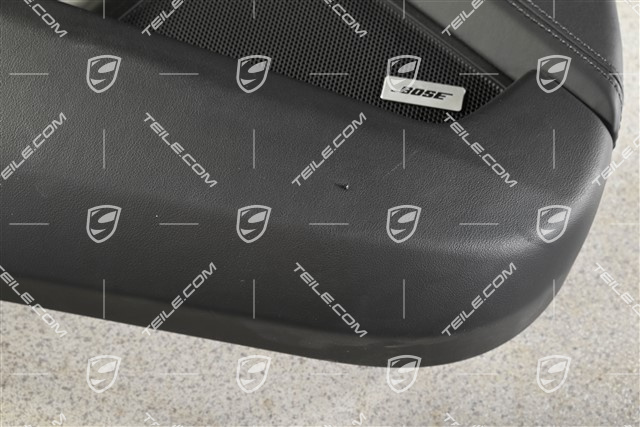 Tapicerka drzwi, skóra, czarna, Bose, L