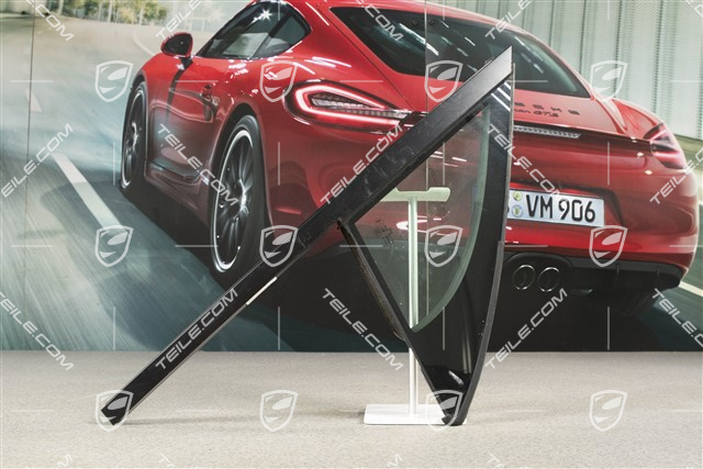 Quarter window, front door, front, Privacy heat insulating glass, Clear, R