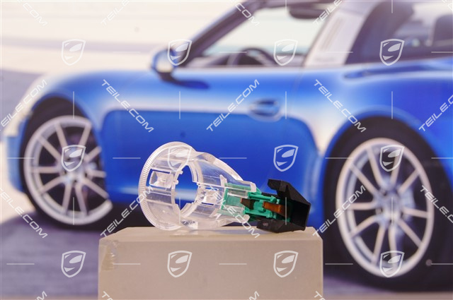 Tensioning sleeve centre console with illumination