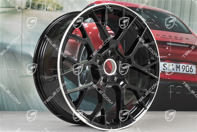 20-inch RS Spyder wheel rim, 8,5J x 20 ET53, black high gloss