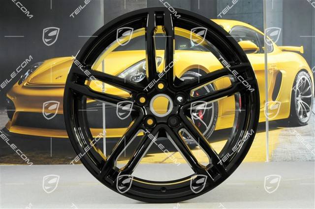 19" wheel, Turbo/Sport Design, 9J x 19 ET21, black high gloss