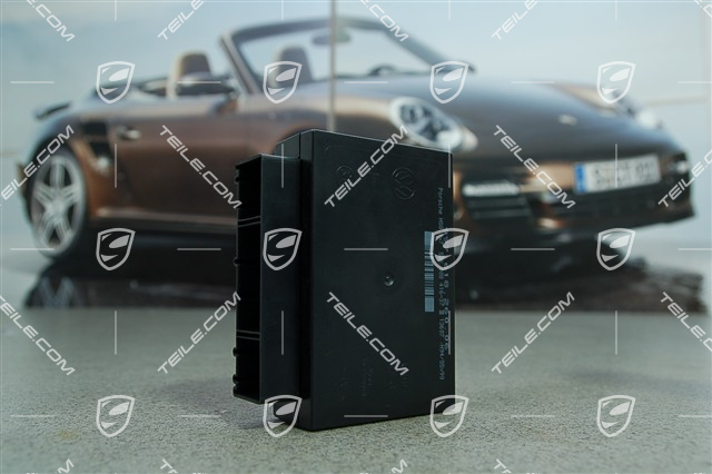 Control unit, rear part of vehicle