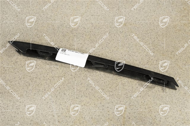 Front bumper disc / trim, Sport Design Package, upper, Black matt, L