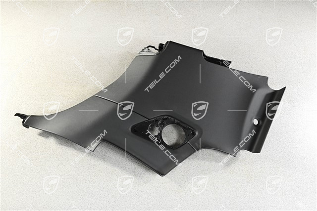 Cabrio, Seitenwandverkleidung, hinten, Leder, Schwarz, R