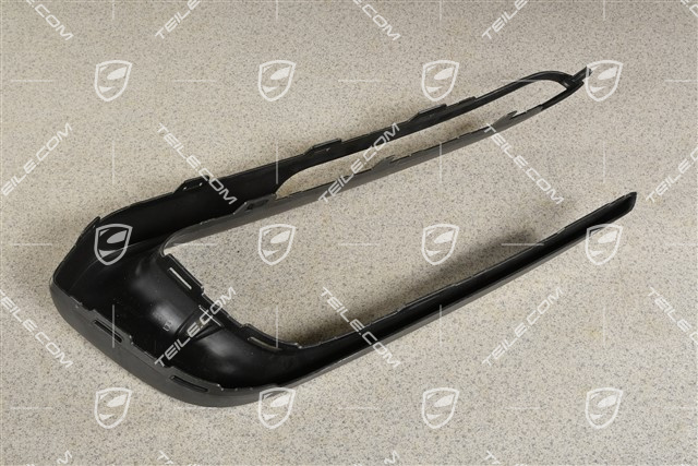 Lamelka / blenda kratki zderzaka, czarny mat, R