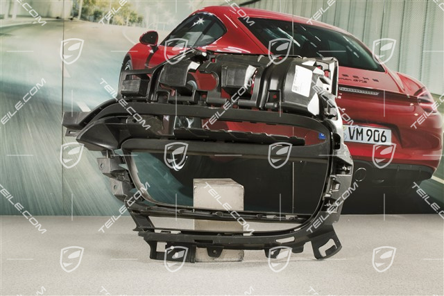 Front bumper retaining frame, lateral, L