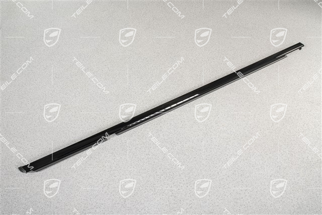 Moulding, aluminium package, black, door front, black, R