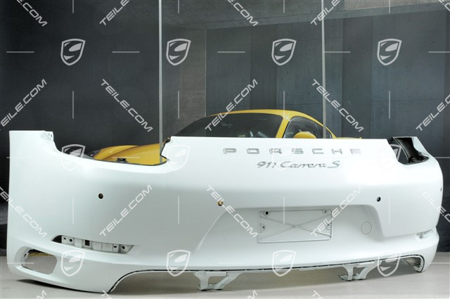 Rear bumper, C2/C2S, without Sports exhaust system, with ParkAssist and reversing camera