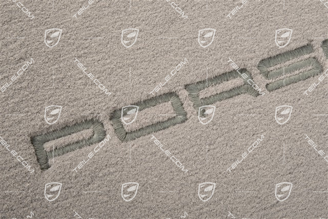 Komplet dywaników podłogowych, 4-częściowy (996), popielaty "graffiti"