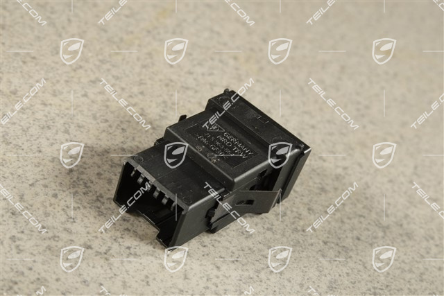 Włącznik / potencjometr grzanych foteli, czarny mat, R