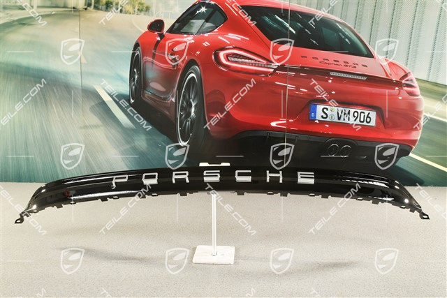 Osłona górna z napisem PORSCHE czarna
