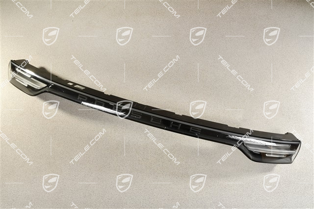 Rear light / rear lid, center, black, Black inscription