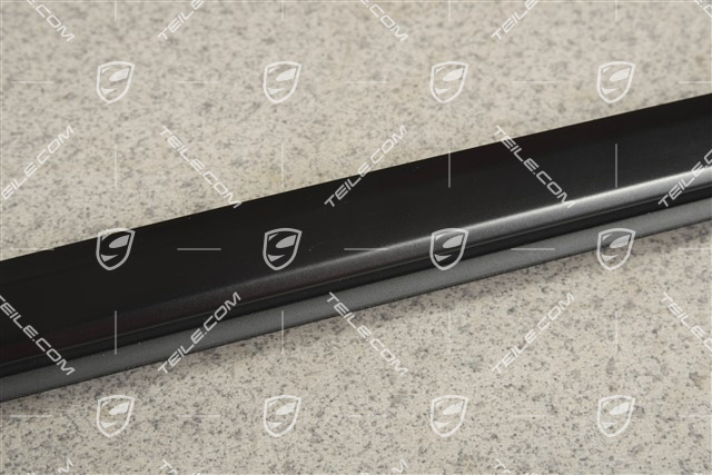 Uszczelka drzwi, zewnętrzna z listwą ozdobną, Rally black, L