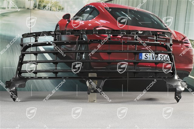 Front bumper, ventilation grille, Black matte,