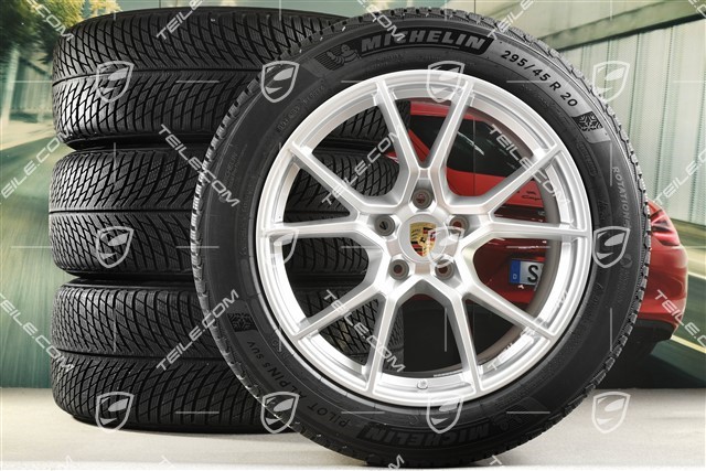 20-inch Cayenne S COUPE winter wheel set, rims 9J x 20 ET50 + 10,5J x 20 ET55 + NEW Michelin Pilot Alpin 5 SUV winter tyres 255/55 R20 + 295/45 R20, with TPMS