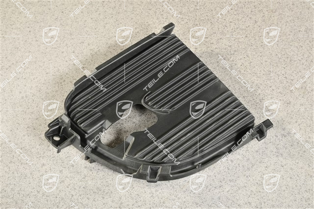 C4, Blenda / osłona wlotu powietrza, boczna, czarny mat, R