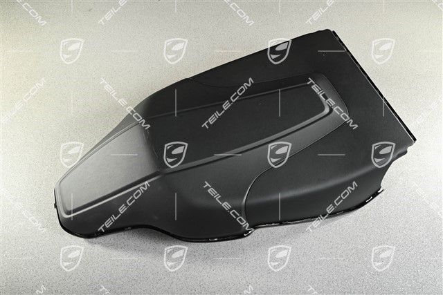 Lehnenschale / Rückenschale / Lehnenabdeckung, Rear seat entertainment, Schwarz, L=R