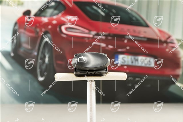 Przycisk wycieraczki tylnej szyby, czarny mat