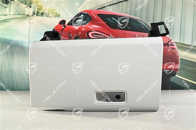 Glove compartment complete, Leather Chalk