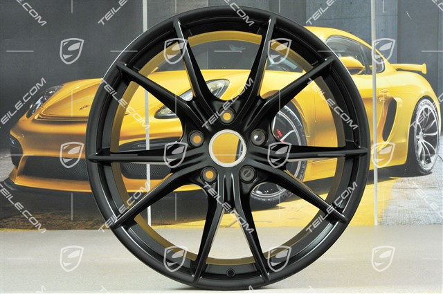 20" Felge Carrera S IV, 10J x 20 ET45, schwarz Seidenmatt