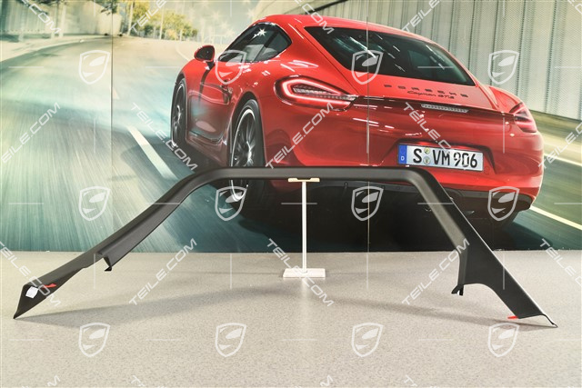 Hintertür, Fensterrahmenverkleidung, Schwarz, R