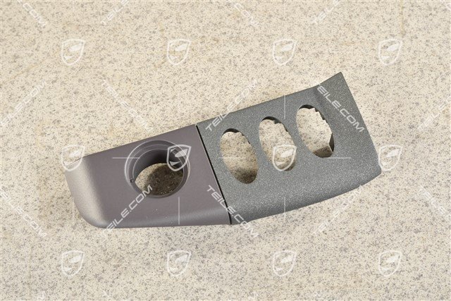 Trim for switch, Granite grey, R