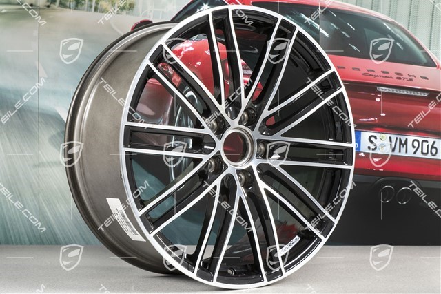 20" Felge 911 Turbo IV, 9J x 20 ET51, schwarz hochglanz