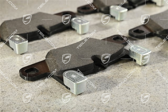Rear brake pad set, L+R