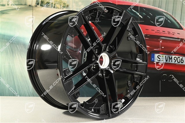 21" Exclusive Design Felge, 11,5J x 21 ET66, schwarz hochglanz, R